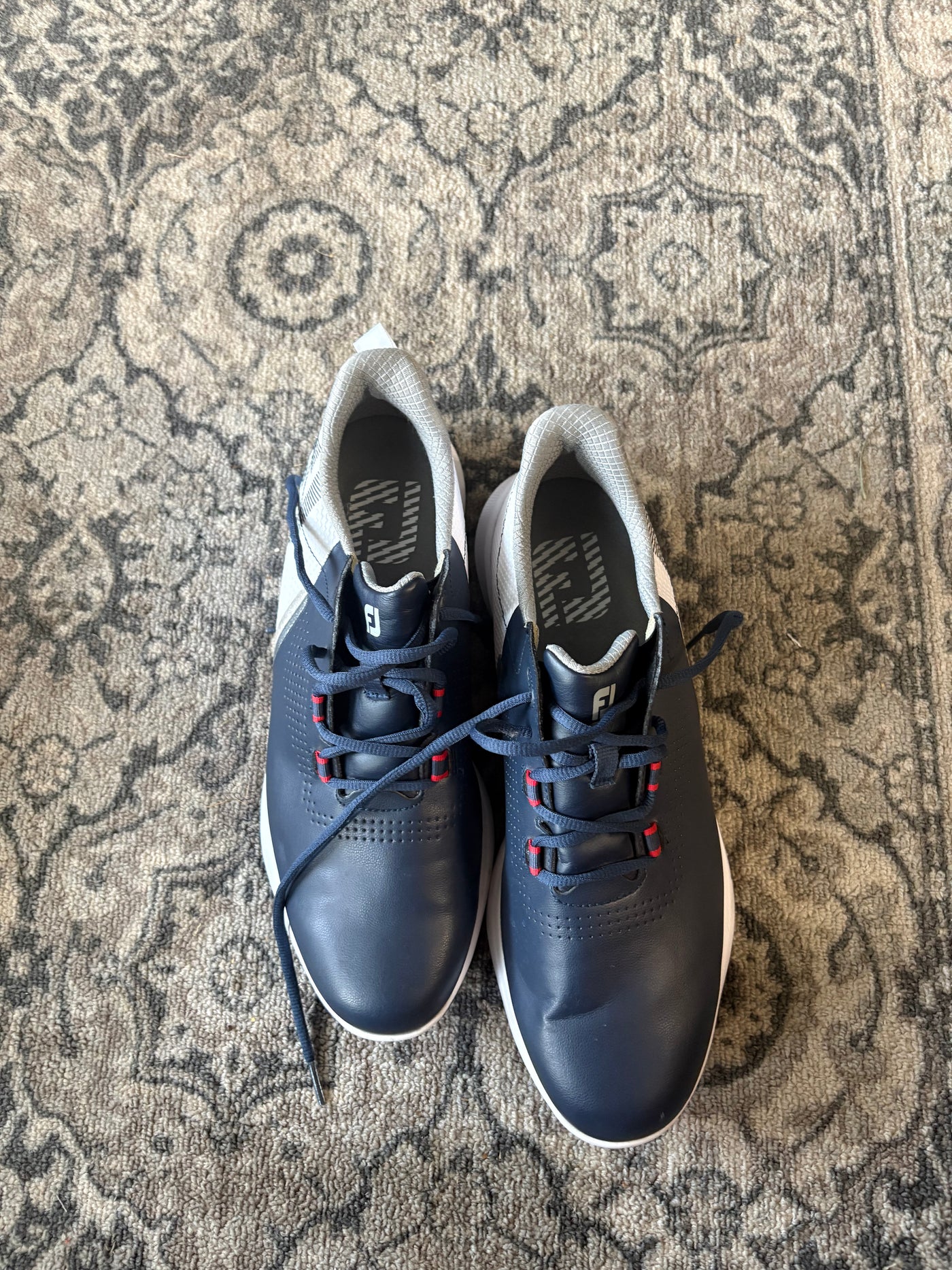 FootJoy Golf Shoes - Navy/Gray, Style 55442K, US 10
