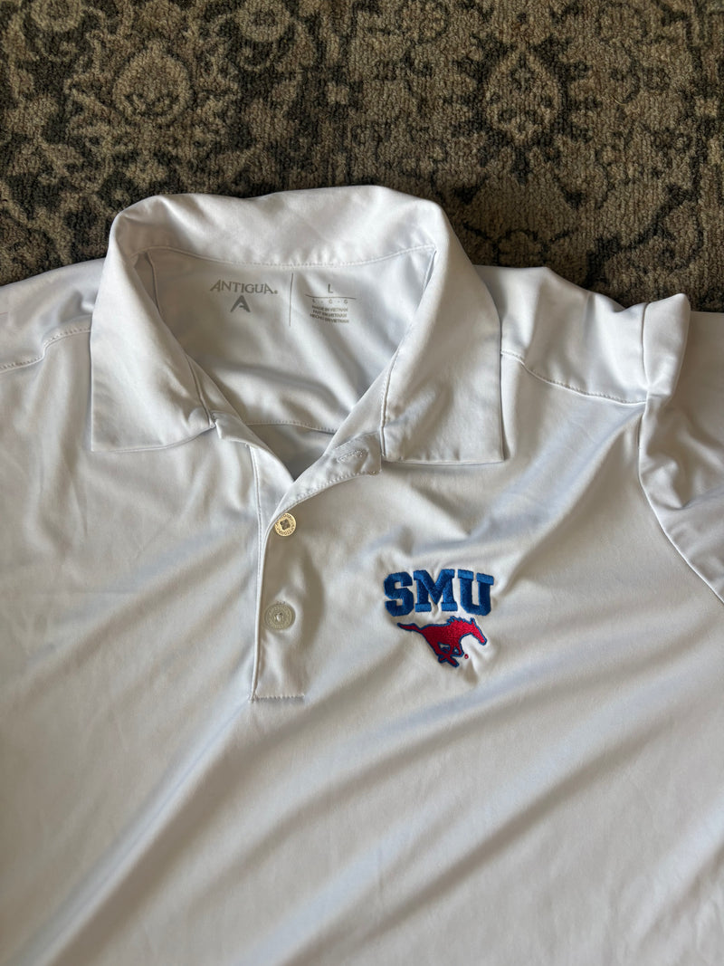 Antigua SMU Mustangs Performance Polo - Men's Large