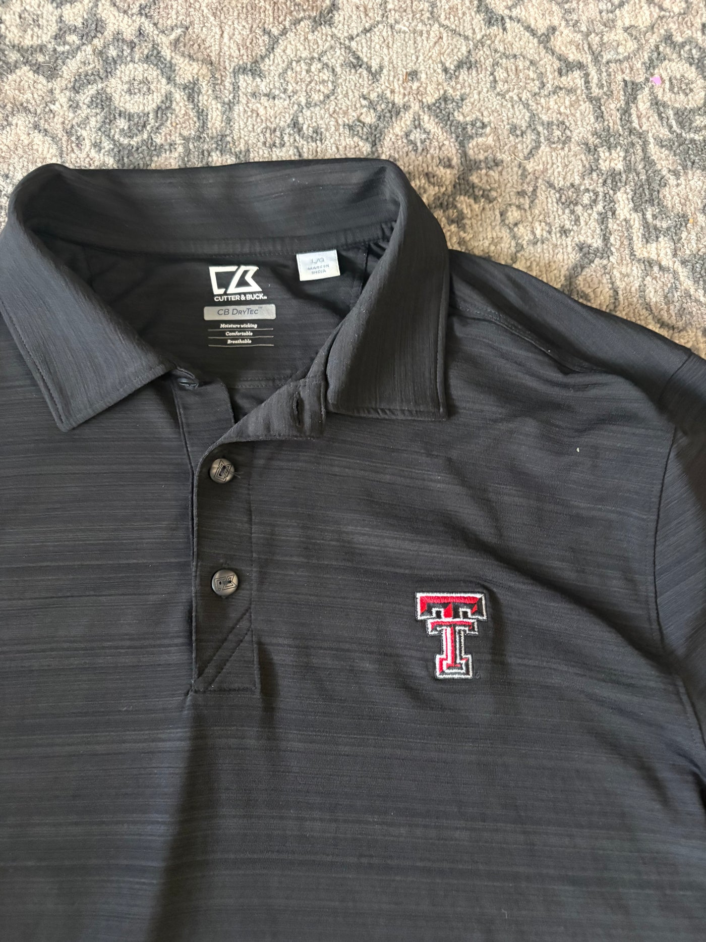Cutter & Buck Texas Tech Red Raiders Polo - Men's Large